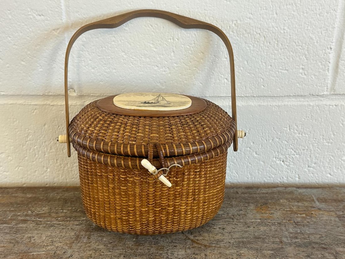 Nantucket Lightship Basket Purse - 2
