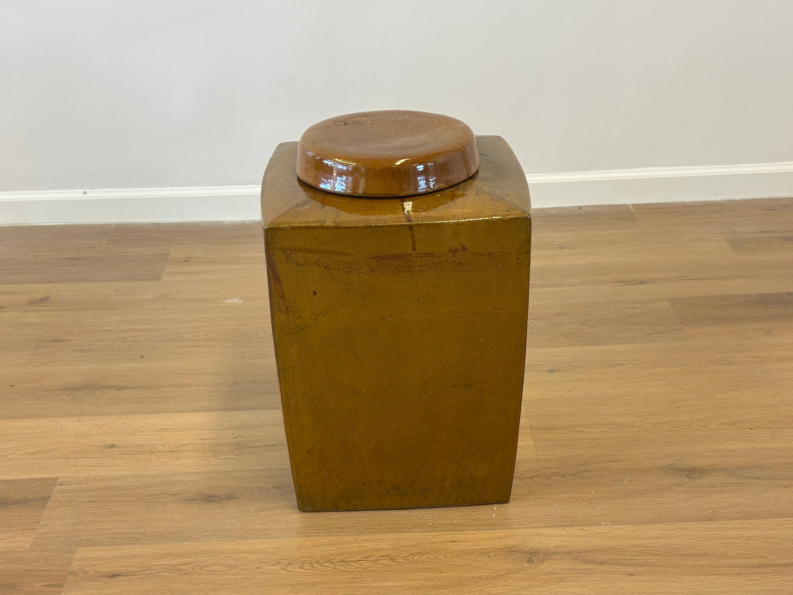 Large Glazed Ceramic Urn - 2