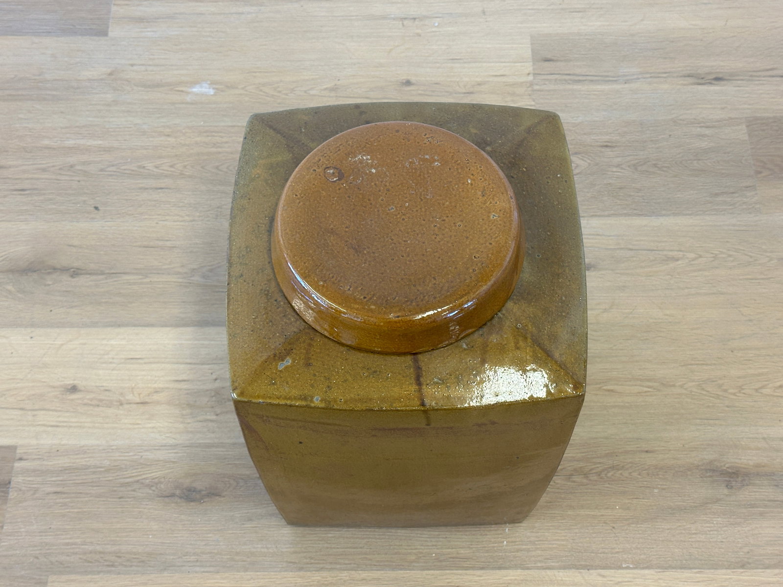Large Glazed Ceramic Urn - 3