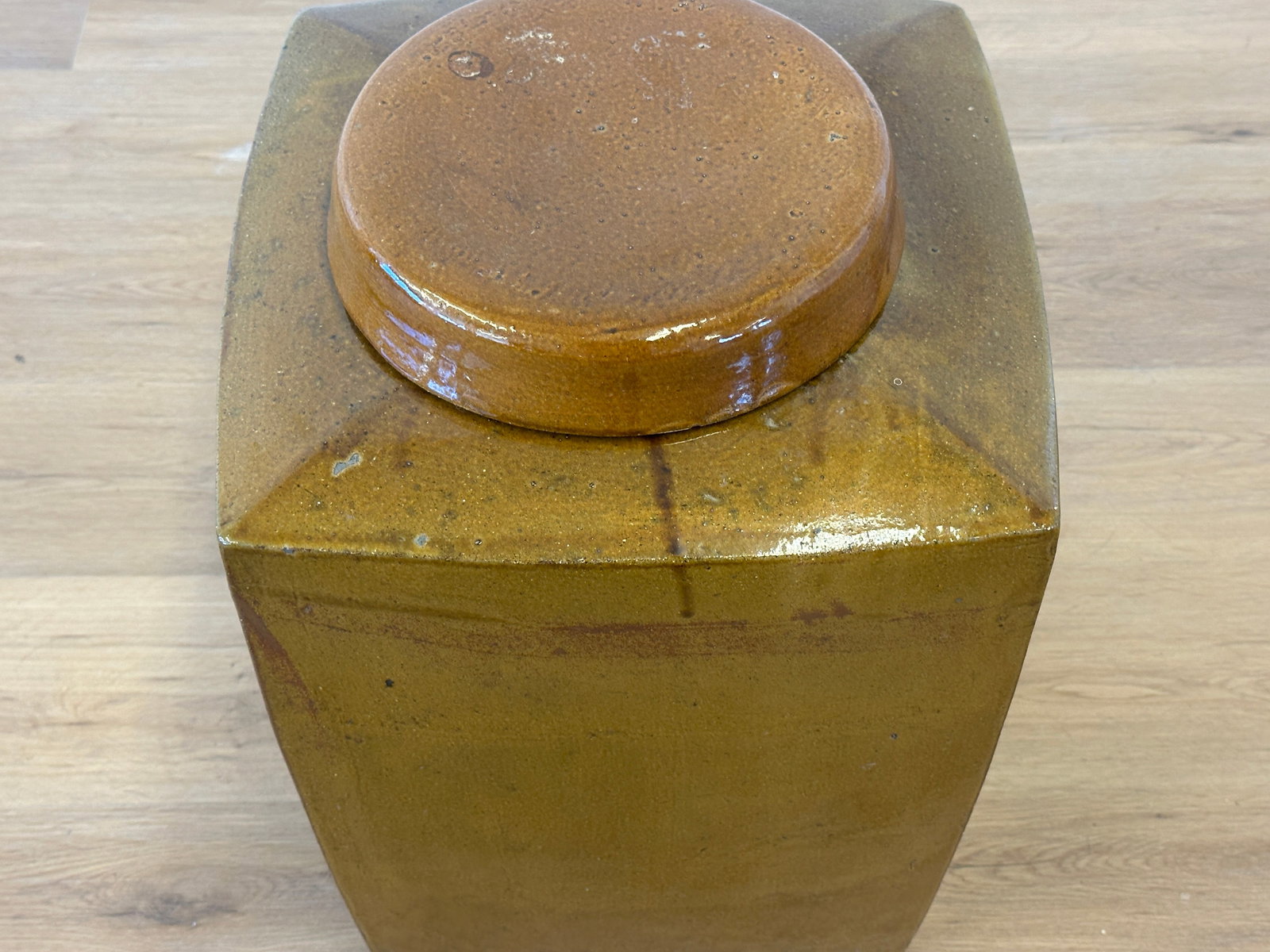 Large Glazed Ceramic Urn - 4
