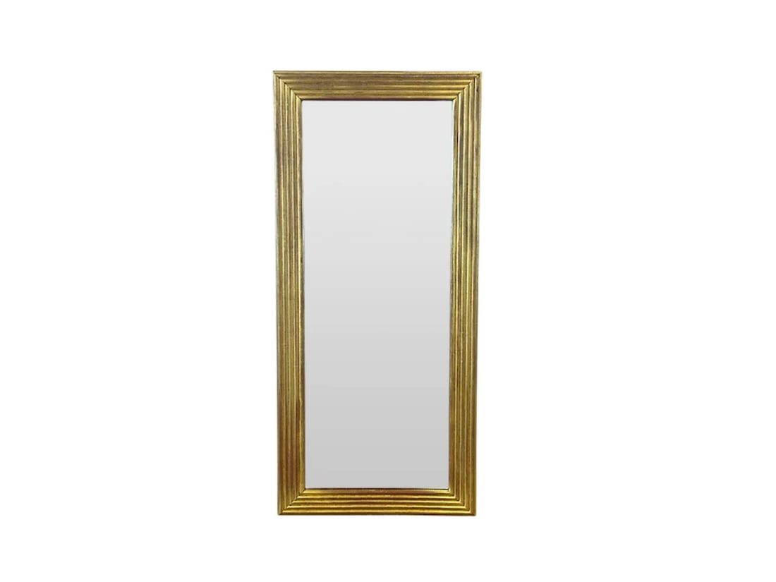 Custom Rectangular Giltwood Mirror - 2