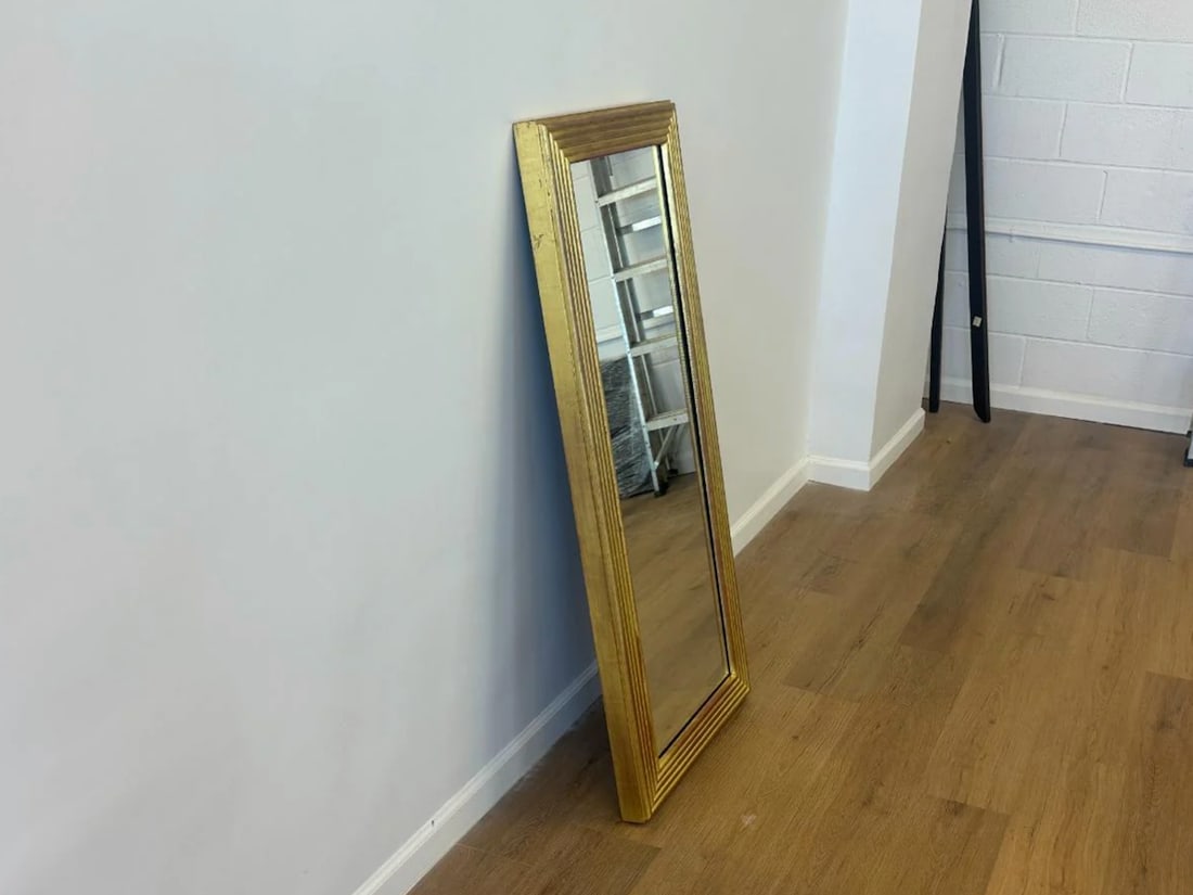 Custom Rectangular Giltwood Mirror - 3