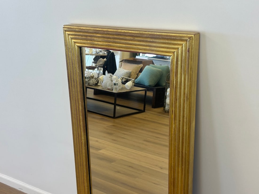 Custom Rectangular Giltwood Mirror - 5
