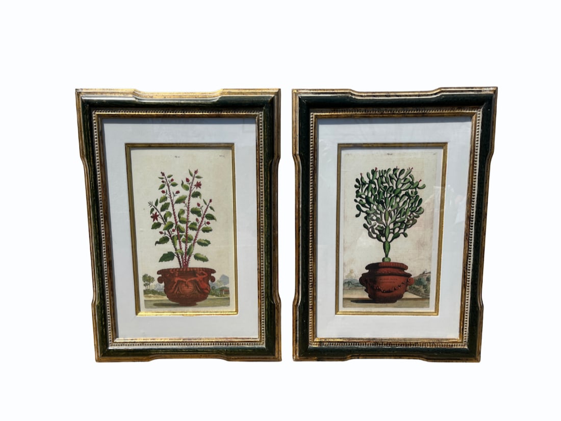 Trowbridge Framed Botanicals: 17.5in.w x 22in.h x 2in. d. PLEASE READ BEFORE BIDDING: There is one scheduled pickup date for this auction on Friday, May 15th from 9am- 12pm at a private residence in Rye, NY. The address will be sh