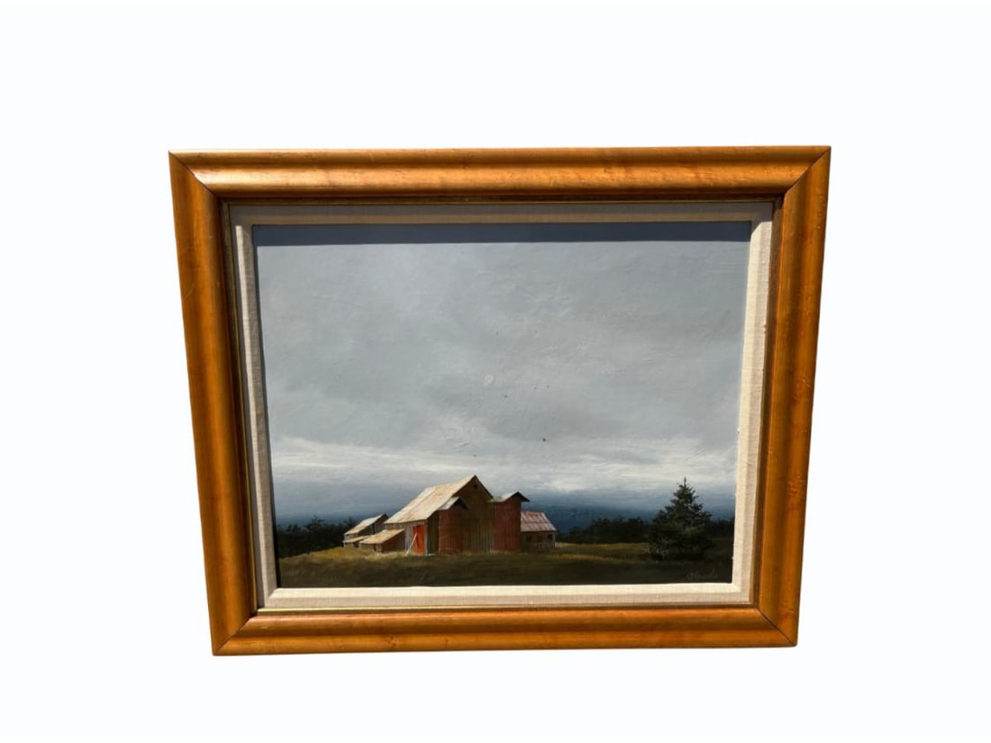 Cleade Enders Oil on Board: 22.5in.w x 18.5in.h x .5in d. PLEASE READ BEFORE BIDDING: There is one scheduled pickup date for this auction on Friday, May 15th from 9am- 12pm at a private residence in Rye, NY. The address will be 