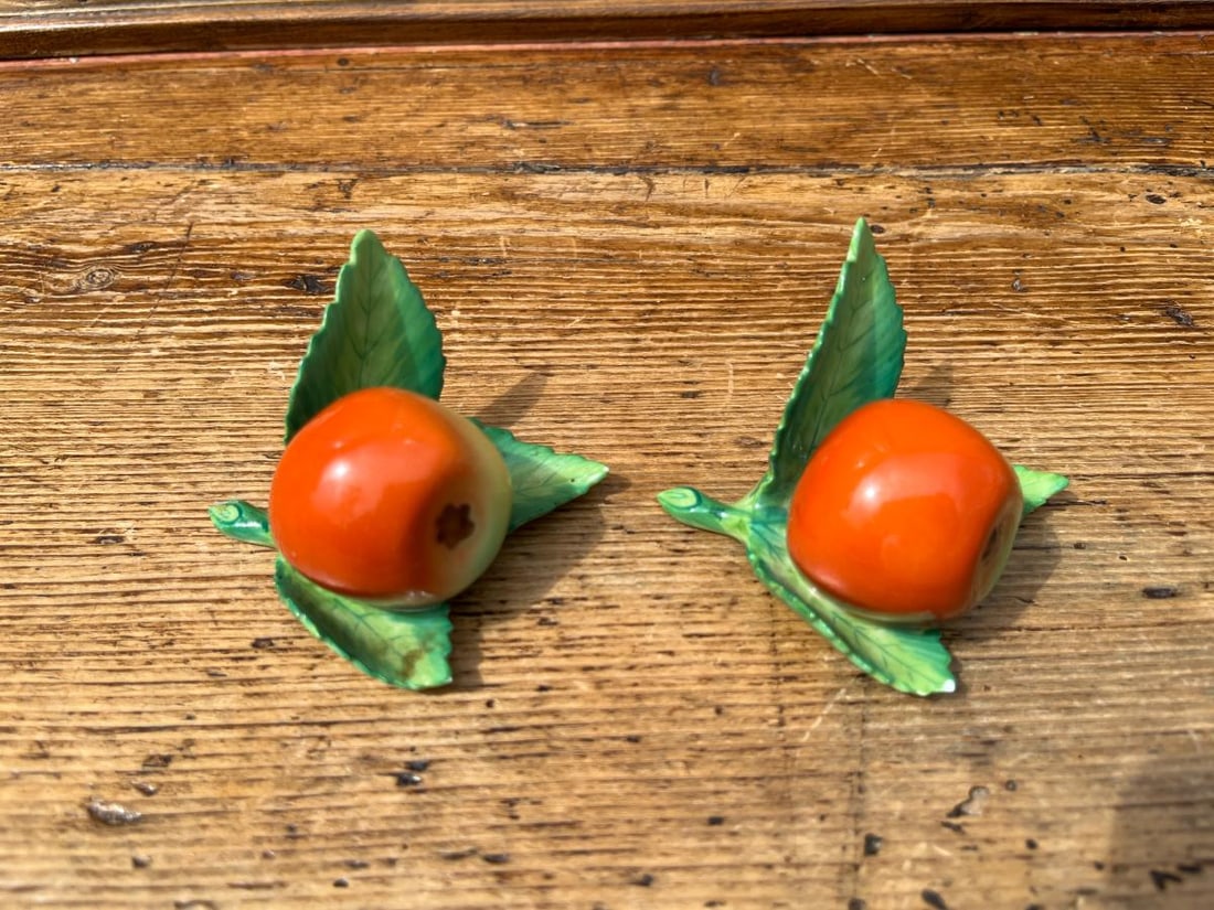 Herend Place Card Holders, Pair - 3