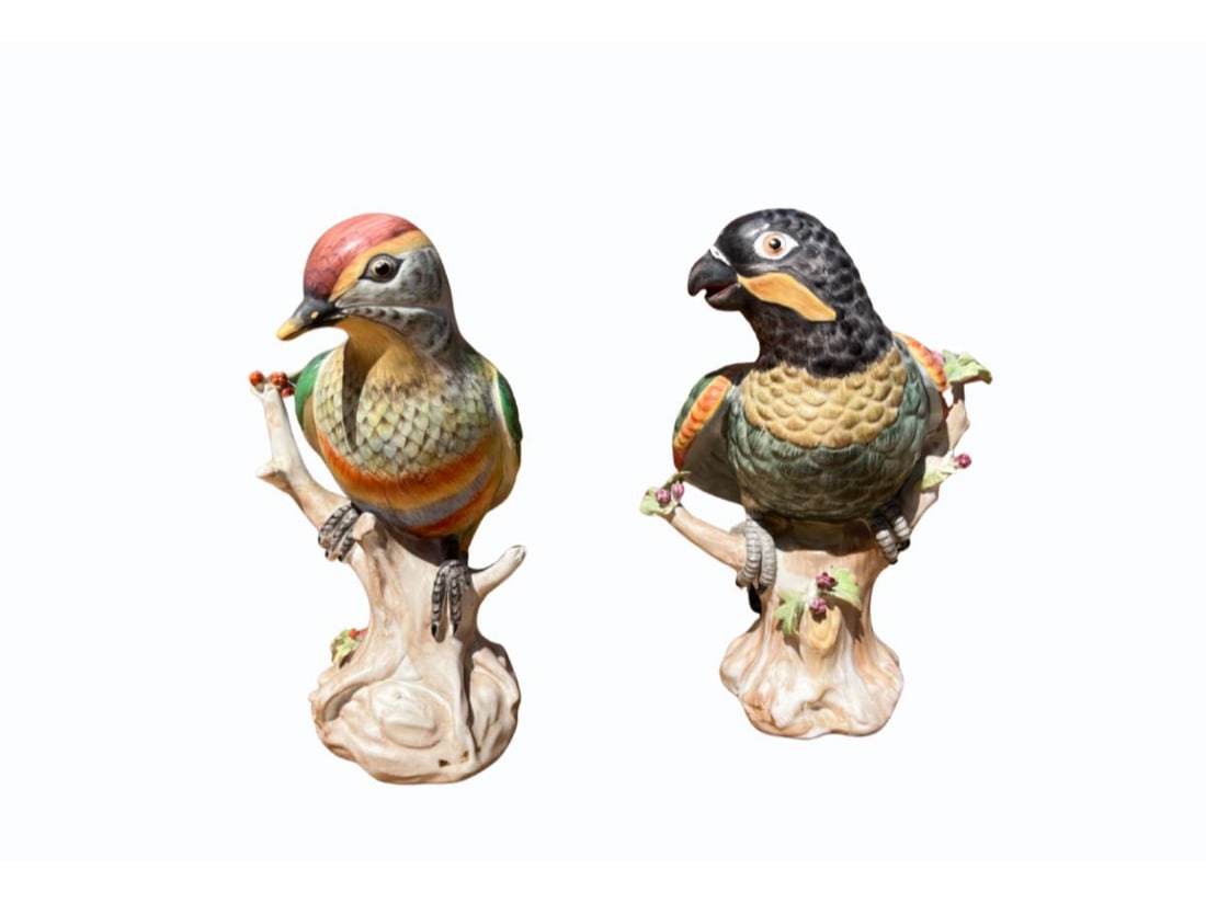 Vintage Italian Porcelain Parrots (1 of 9)