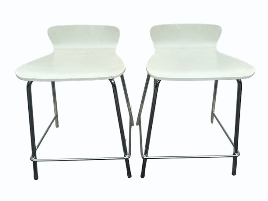 Vintage Crate and Barrel Bar Stools, Pair (1 of 8)