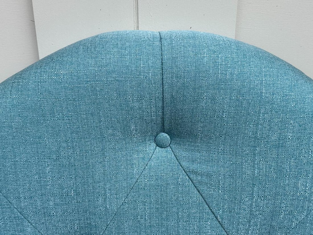 Turquoise Tufted Headboard - 3