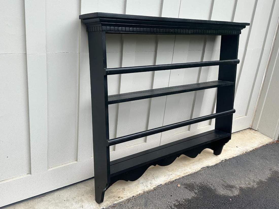 Vintage Painted Plate Rack - 3