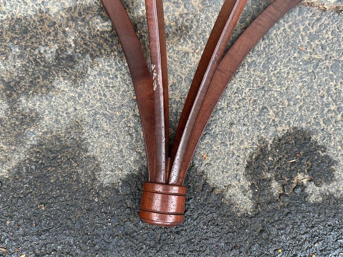 Mahogany Wall Brackets, Pair - 3