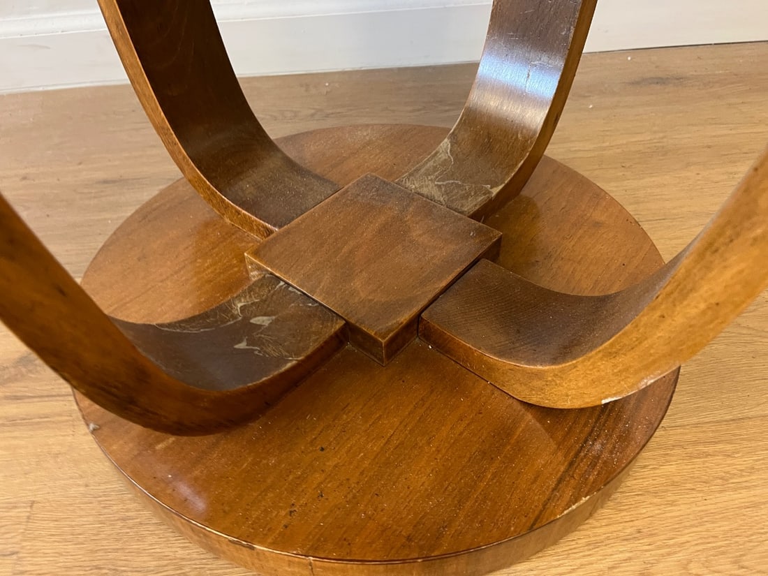 Art Deco Walnut Table - 6