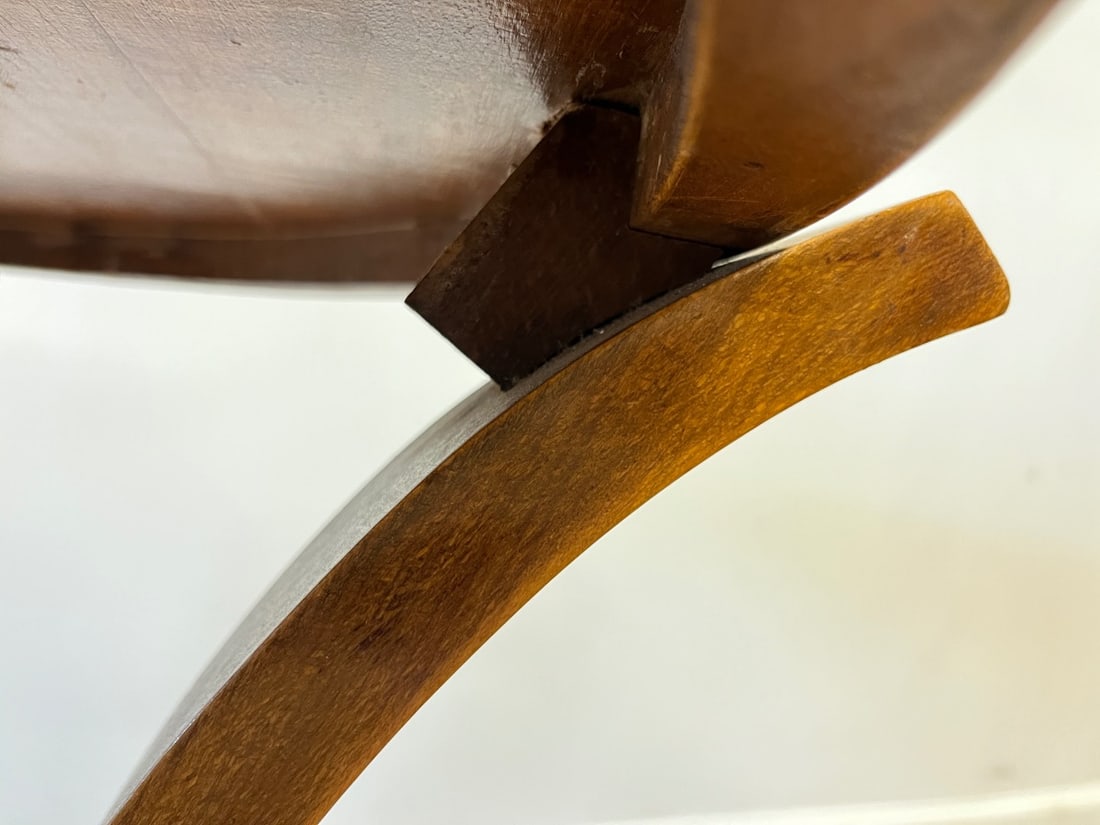 Art Deco Walnut Table - 8