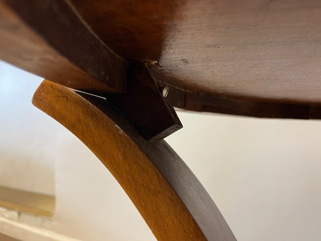 Art Deco Walnut Table - 9