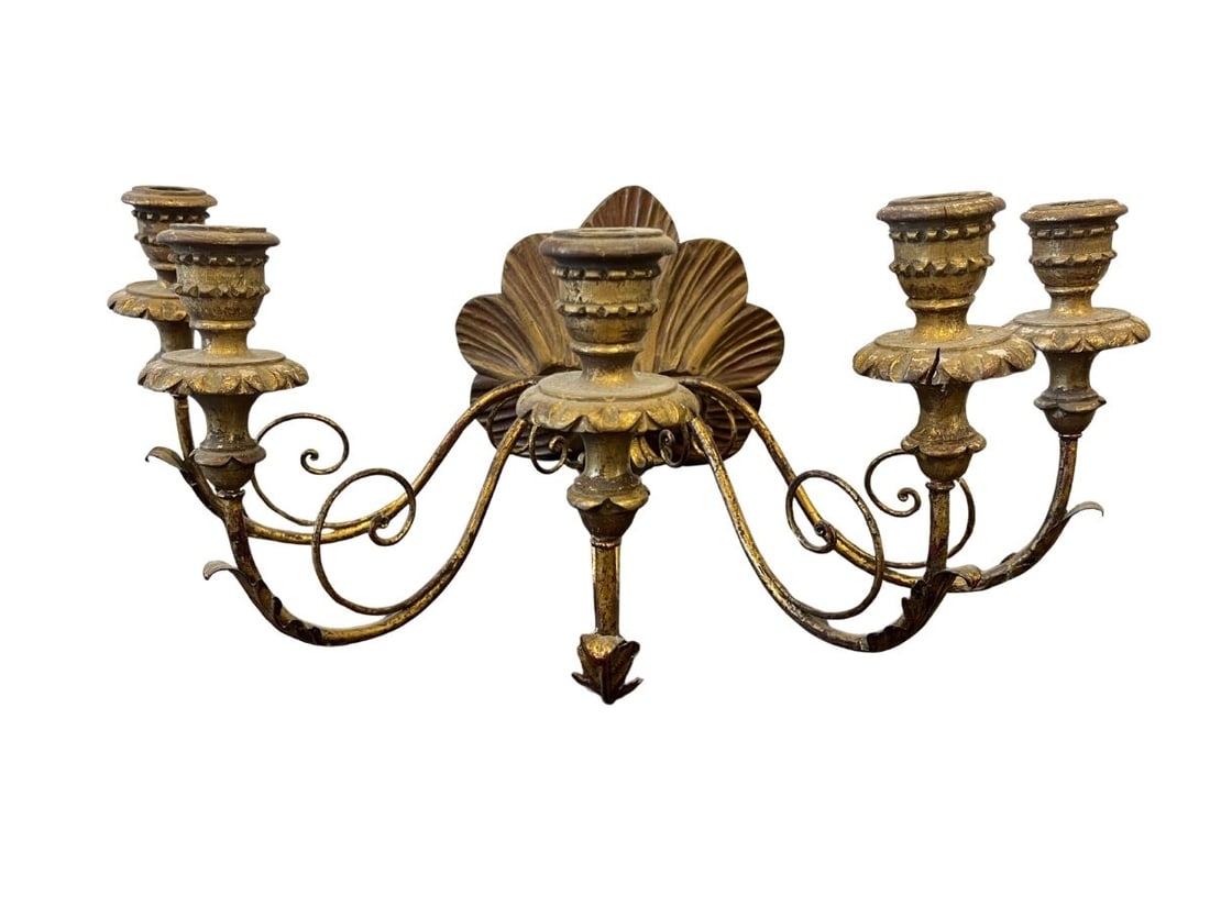 Candelabra Sconce: 23in w x 14in d x 10in h
