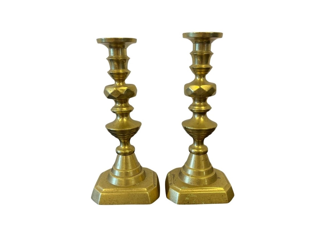 Brass Candlesticks, Pair (1 of 6)