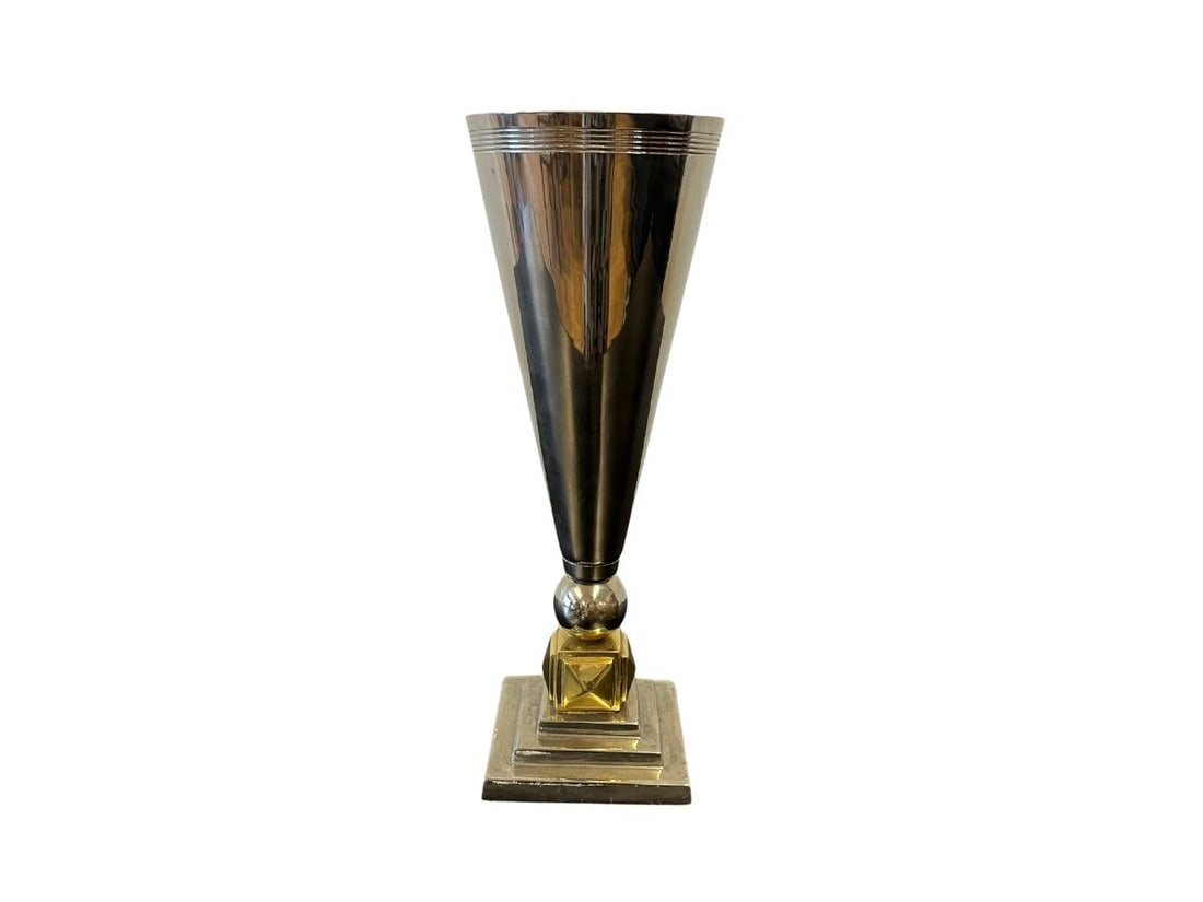 Silver Plated Art Deco Vase (1 of 6)