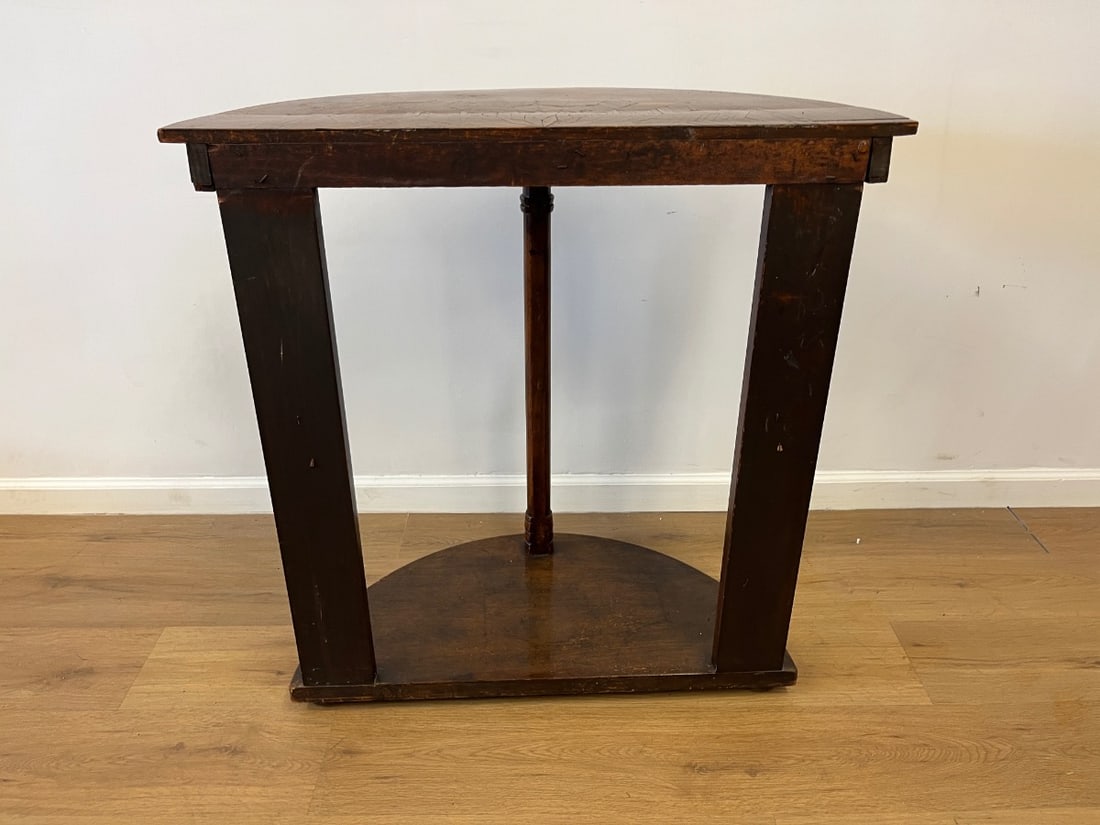 Antique Walnut Console Table - 11