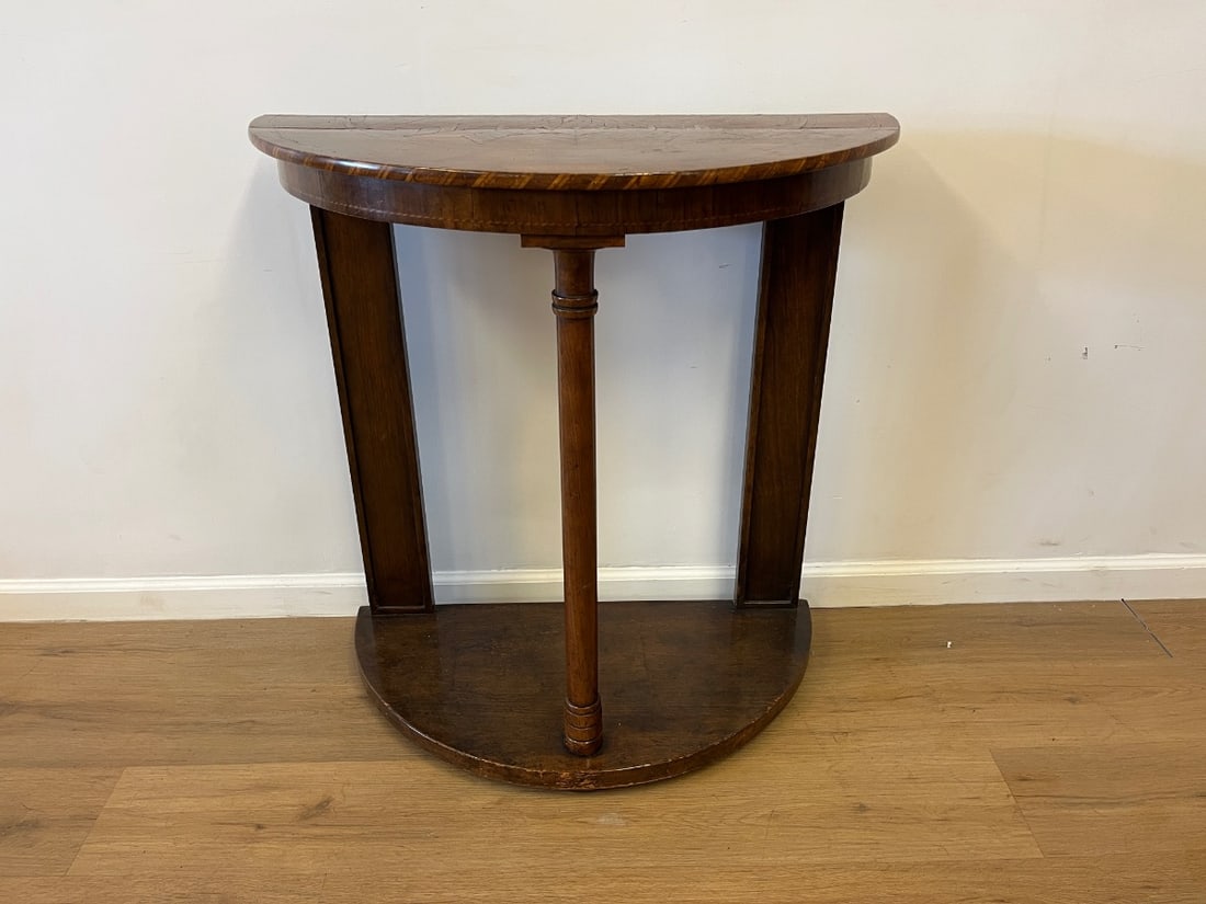 Antique Walnut Console Table - 2