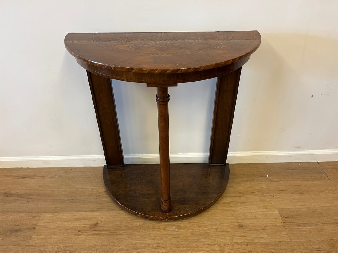Antique Walnut Console Table - 3