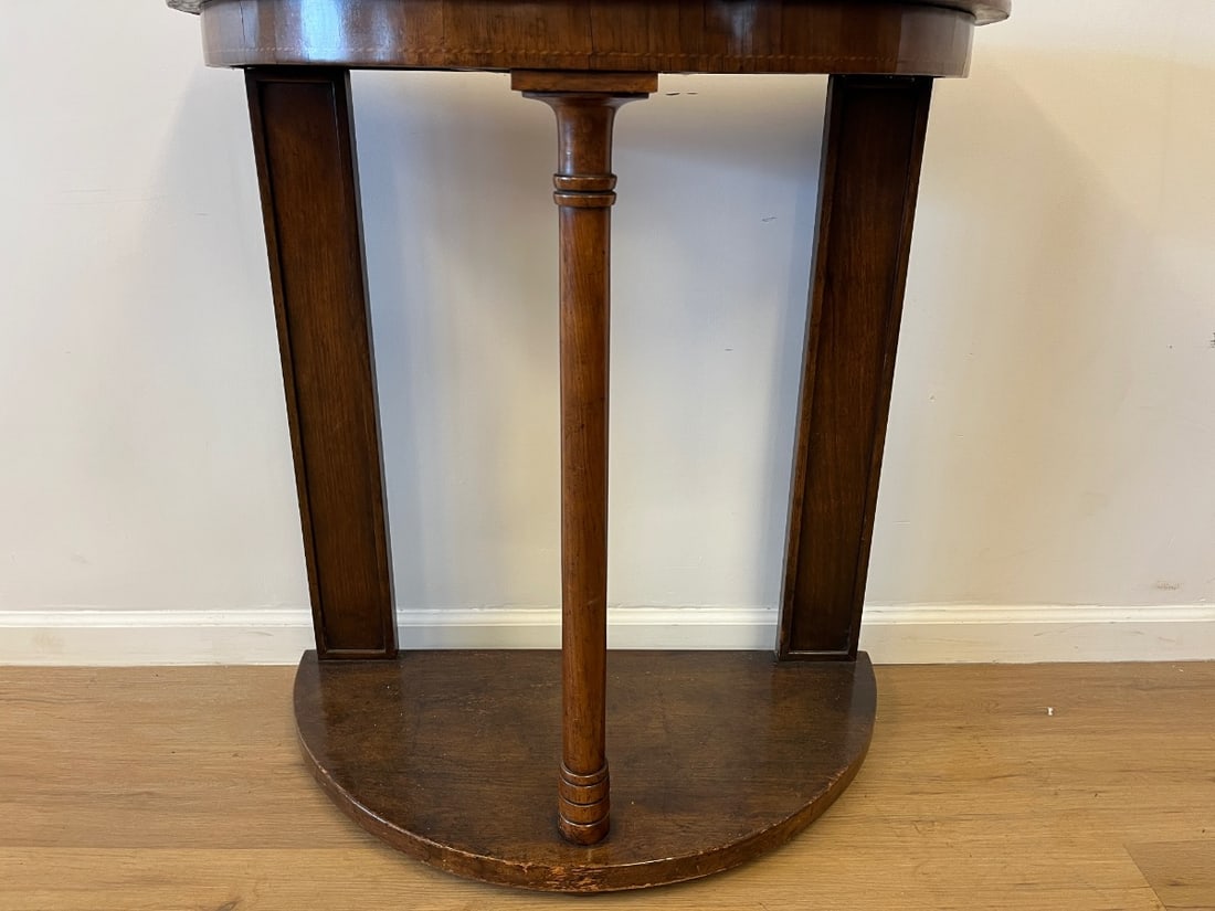 Antique Walnut Console Table - 8