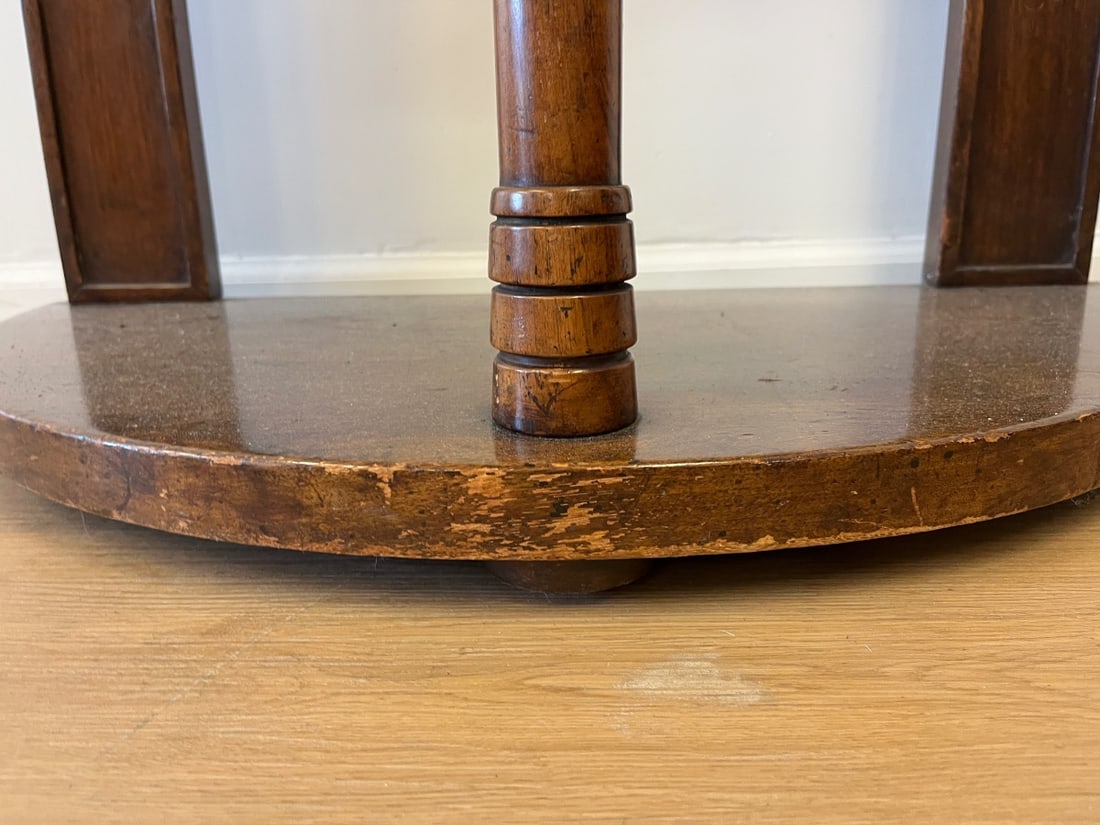 Antique Walnut Console Table - 9