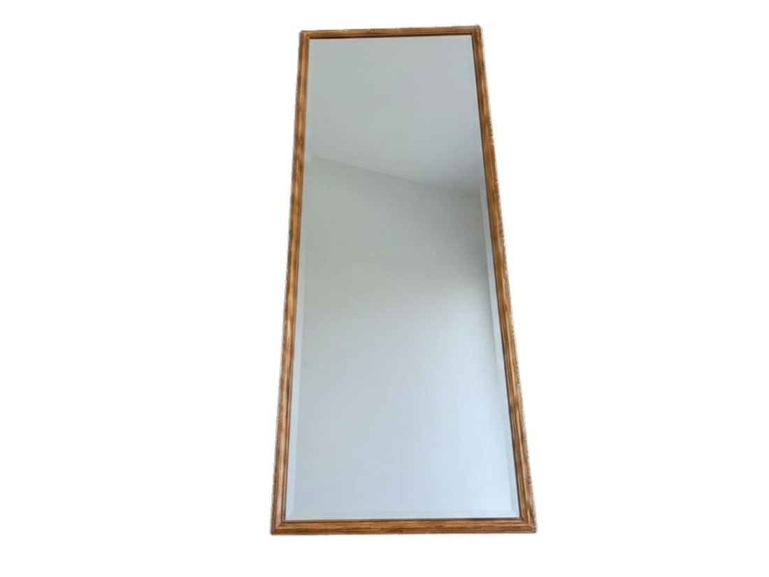 Extra Large 90in Carved Wood Floor Mirror (1 of 6)