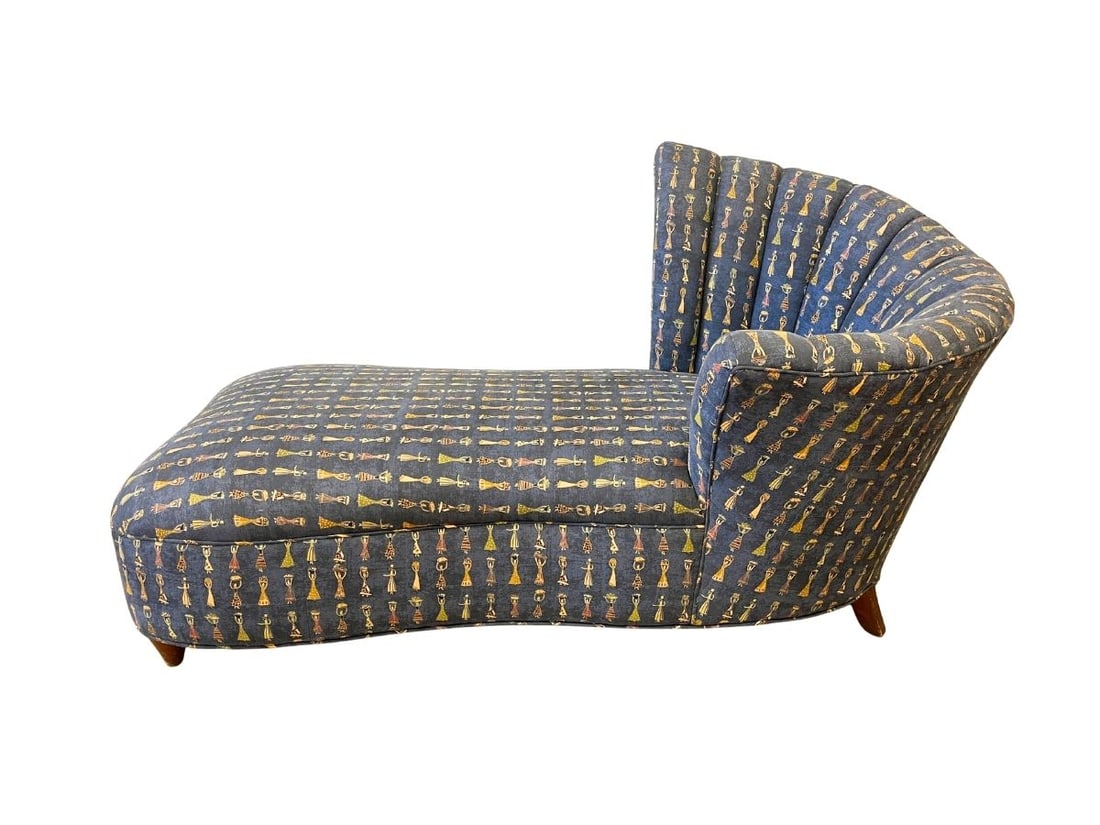 Donghia Upholstered Chaise Lounge in the Style of Adrian Pearsall (1 of 7)