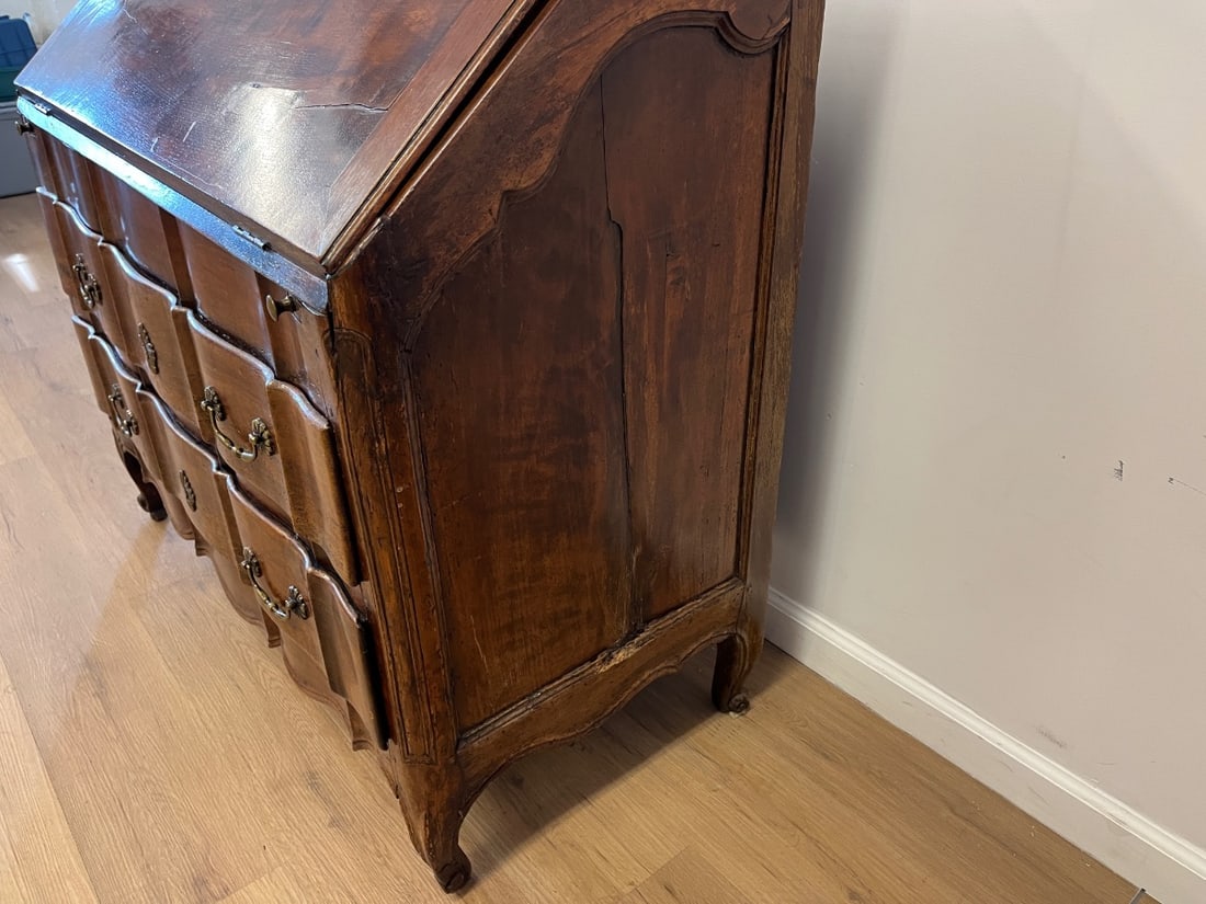 Antique Drop Front Desk - 11