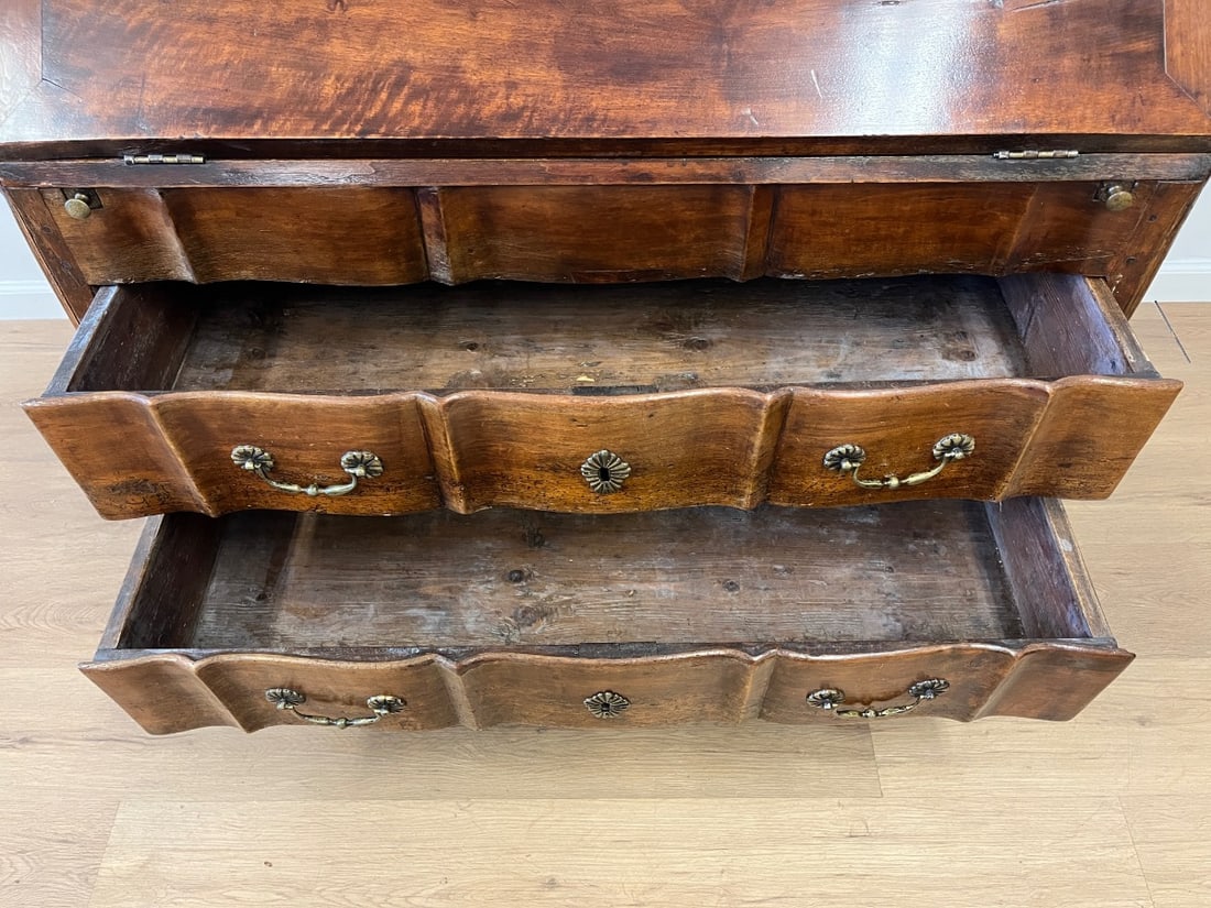 Antique Drop Front Desk - 4