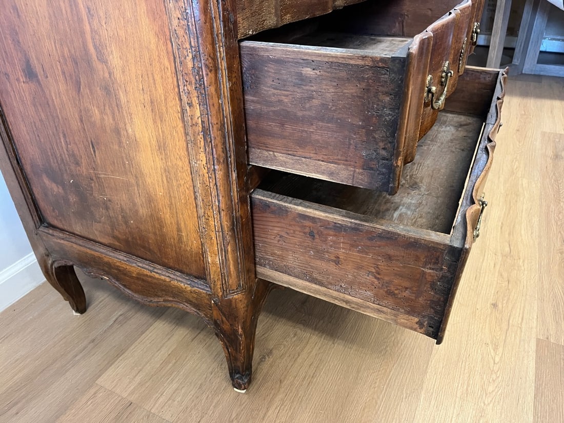 Antique Drop Front Desk - 6