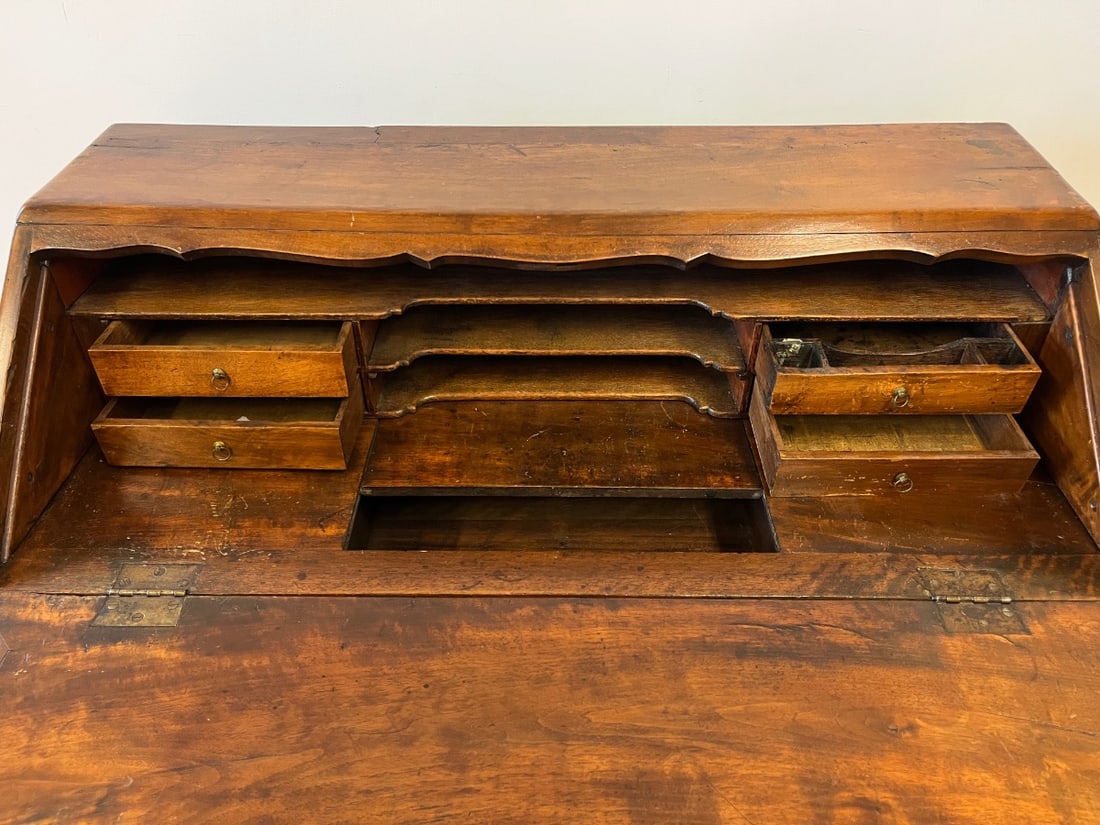 Antique Drop Front Desk - 8