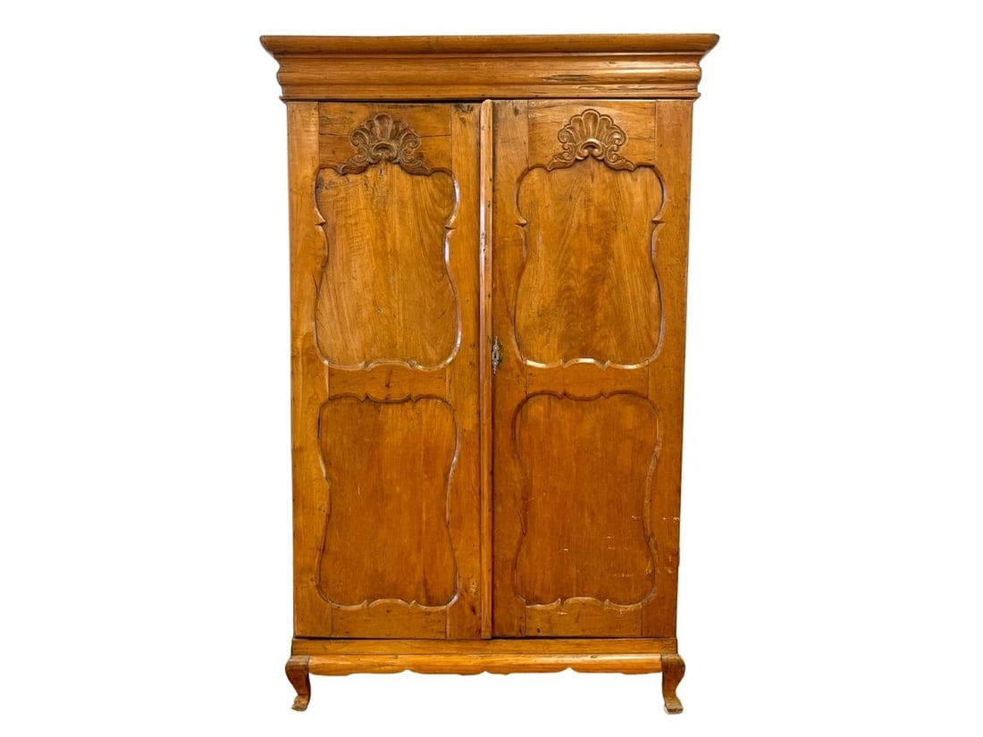 Antique French Armoire: 54in w x 18.5in d x 84in h