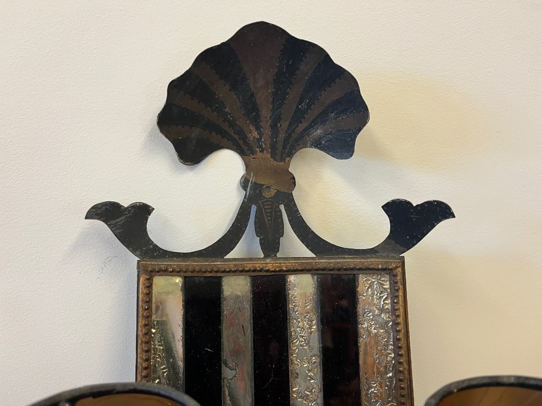 Mirrored Double Arm Sconce - 6