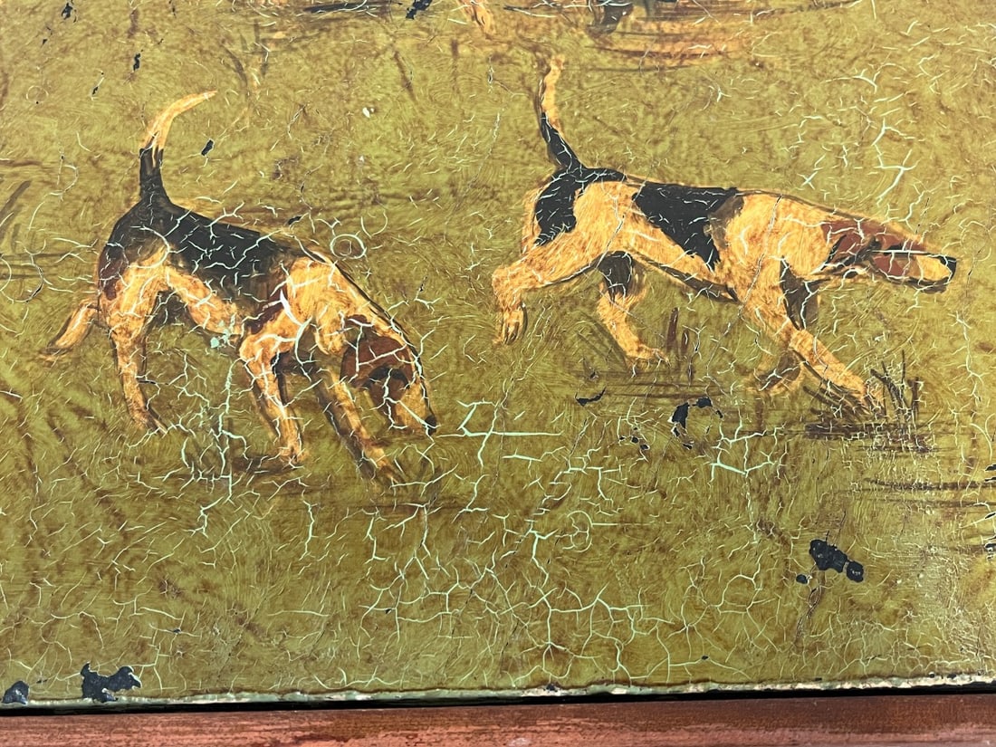 Folding Painted Card Table by B.Y. Acker - 7
