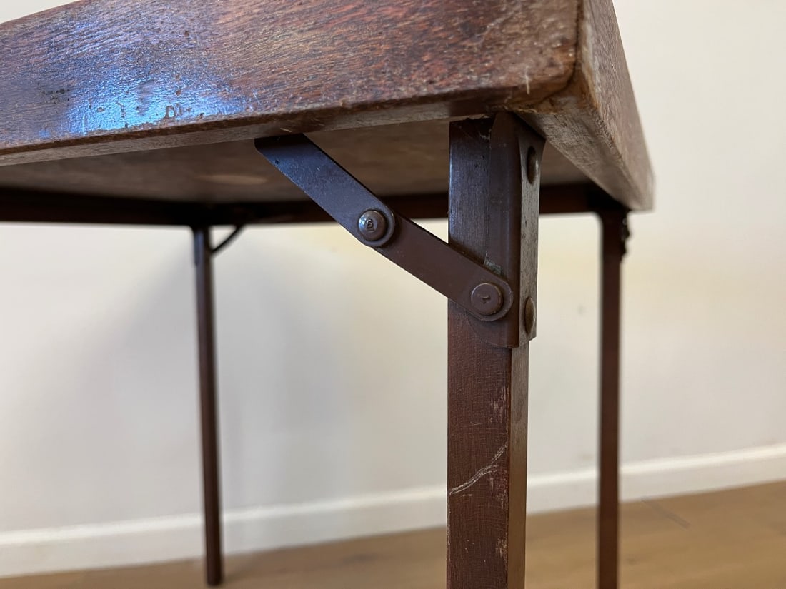 Folding Painted Card Table by B.Y. Acker - 9