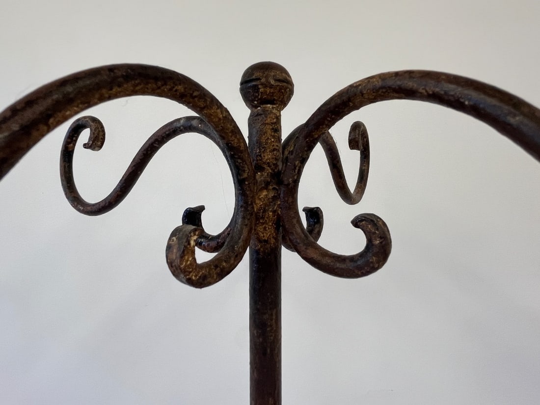 Metal Scroll Standing Coat Rack - 3