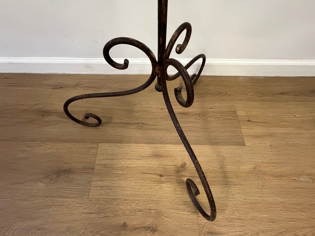 Metal Scroll Standing Coat Rack - 4