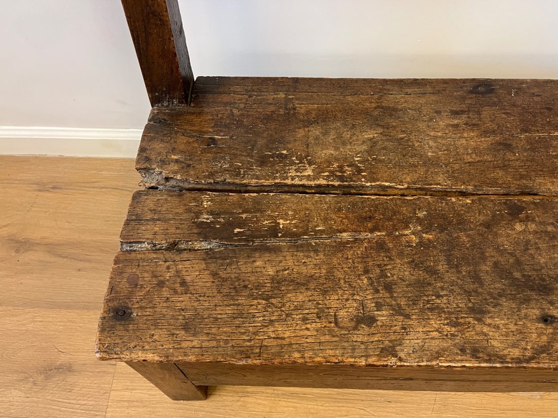 Antique Hall Bench - 3