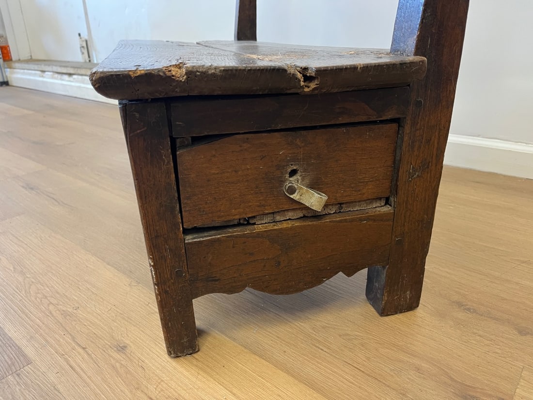 Antique Hall Bench - 9