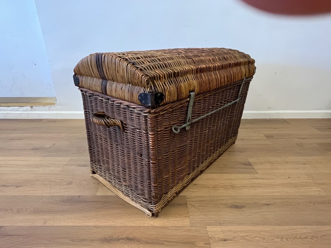 Oversized Wicker Trunk - 4
