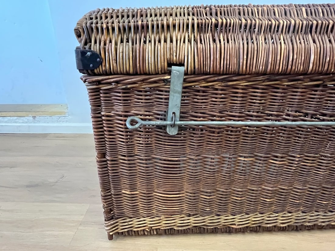 Oversized Wicker Trunk - 5