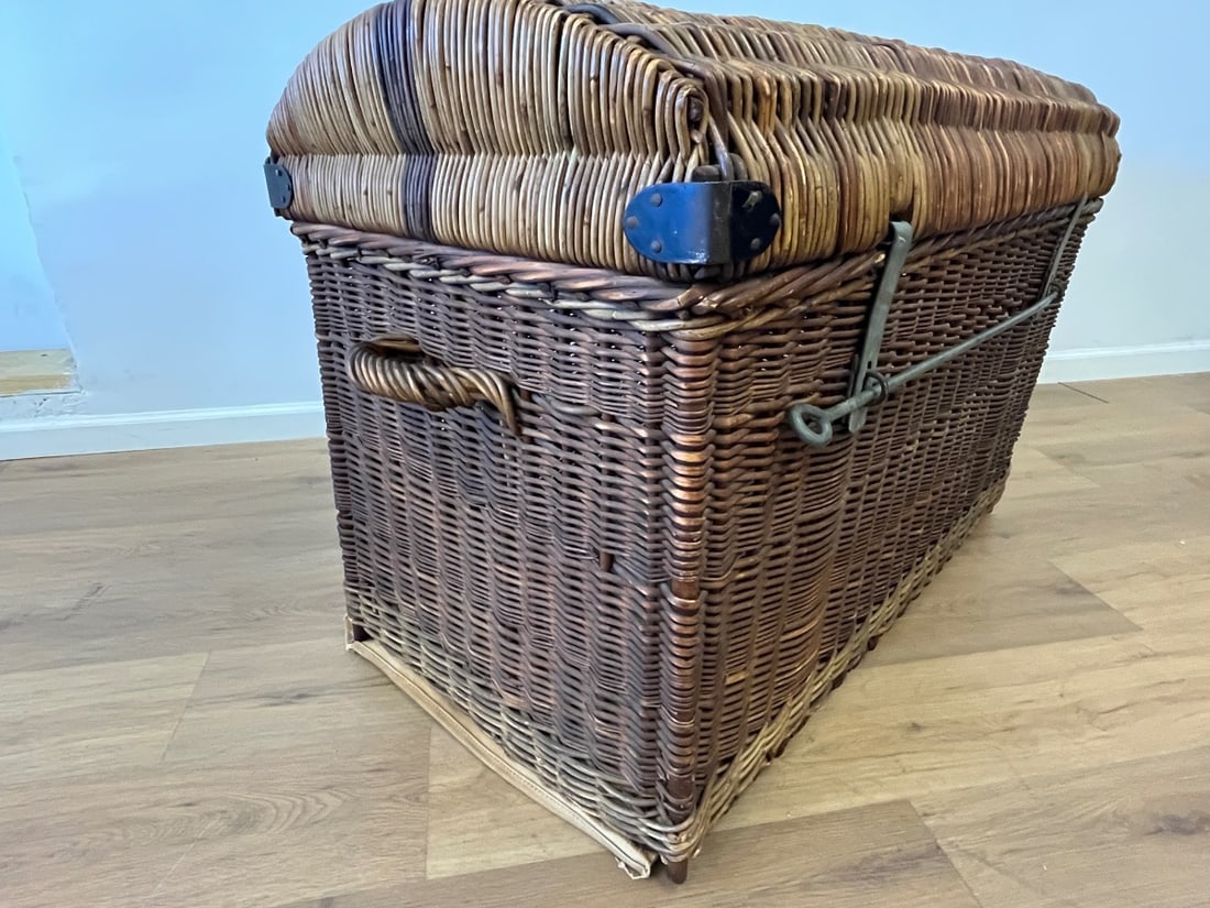 Oversized Wicker Trunk - 6