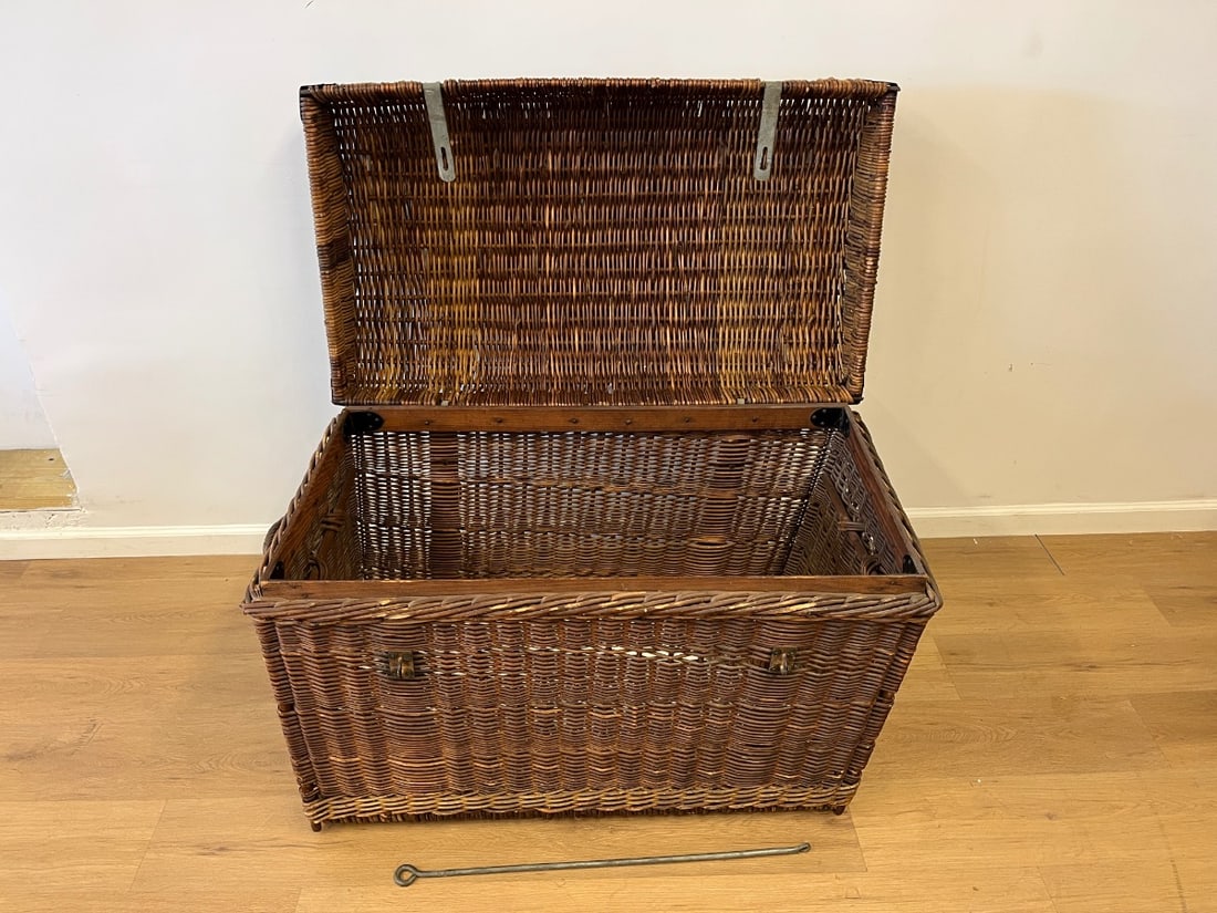 Oversized Wicker Trunk - 8