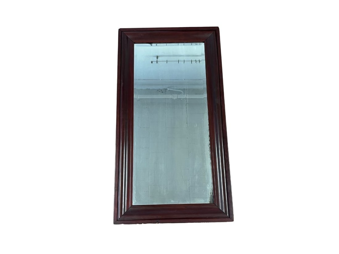 Tall Mahogany Rectangular Mirror (1 of 7)
