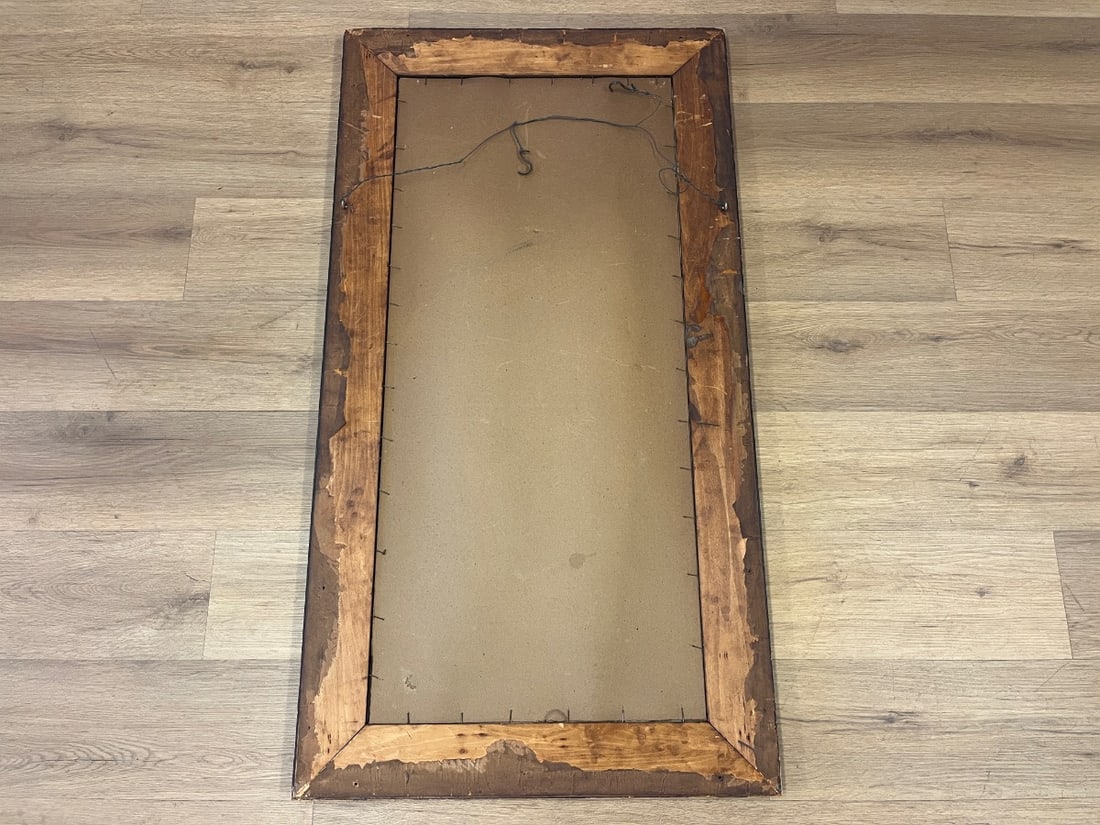 Tall Mahogany Rectangular Mirror - 6