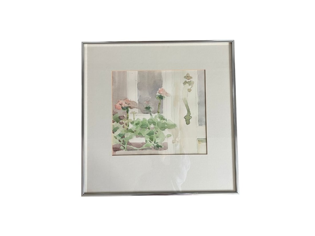 Floral Watercolor, Signed Lower Right, Judy Inman (1 of 9)
