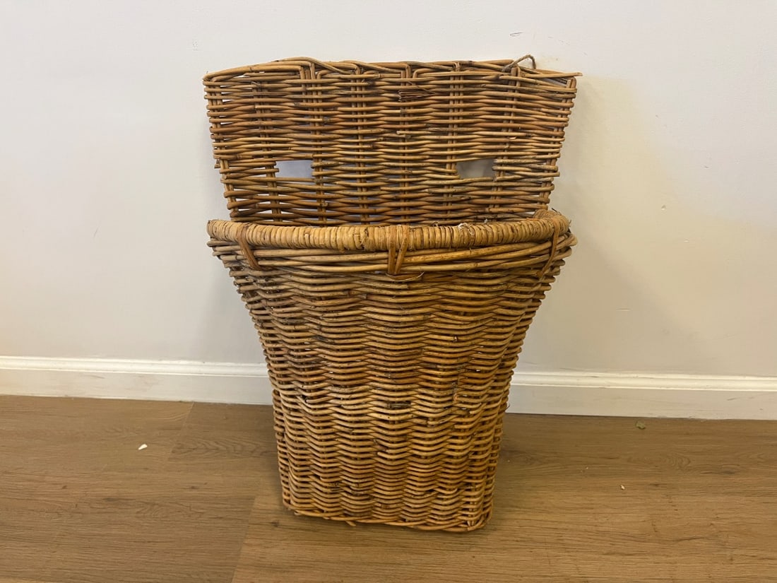 White Wicker Breakfast Tray - 8