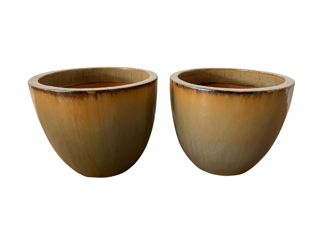 Glazed Planter, Pair (1 of 5)