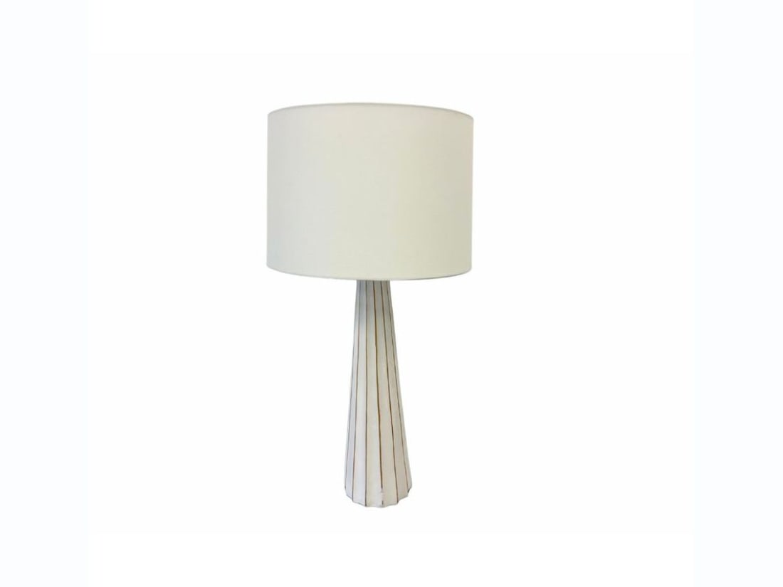 Made Goods Nova Lamp: 6in diameter x 29in h, Shade 14in diameter x 10in h